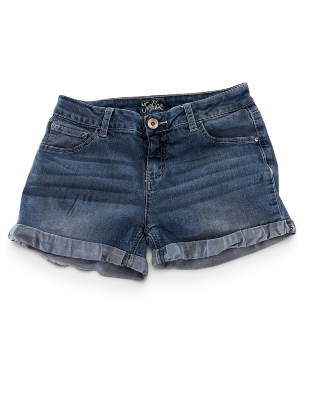 Justice Kids Classic Blue Jean Shorts